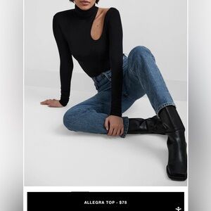 Marcella NYC Allegra Small Top in Black